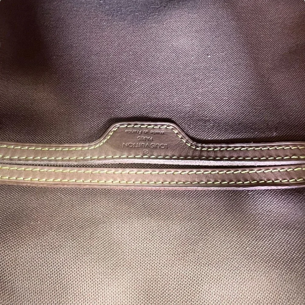 Authentic Louis Vuitton Backpack Bag Montsouris GM Monogram Used LV Handbag Vint - Picture 9 of 14